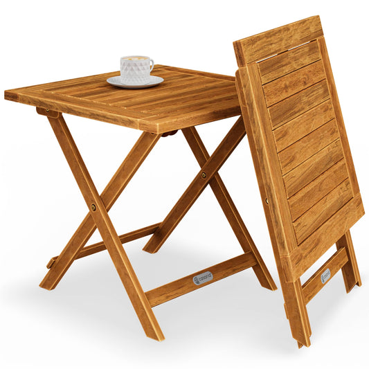 Casaria Balkon Tisch Holz Klappbar 80kg Belastbar